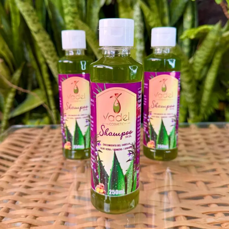 Champú sin Sal de Aloe Vera, Romero y Jengibre