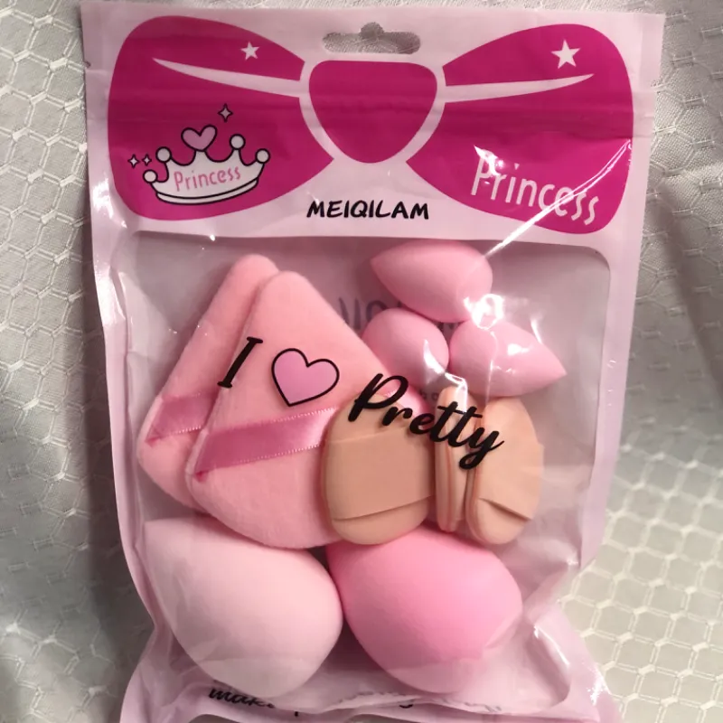 Set de Esponjitas y Borlas