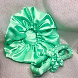 Set de Gorro de satén con Rizador sin calor 