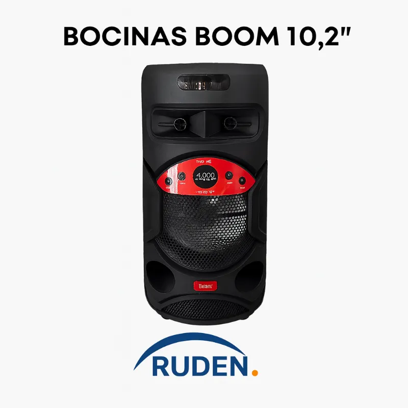 BOCINAS BOOM 10,2”