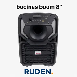 BOCINAS BOOM 8”