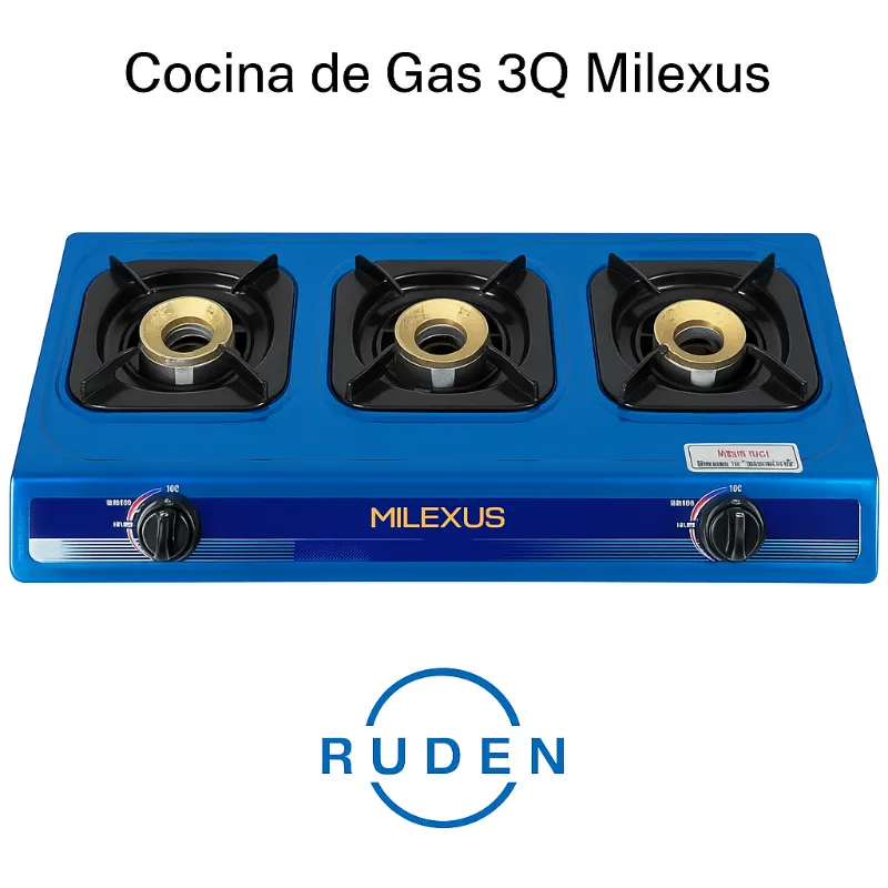 COCINA 3Q ALUMINIO MILEXUS 