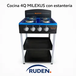 Cocina 4Q MILEXUS con estantería