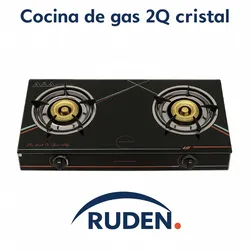 Cocina de gas 2Q cristal Rudenkov