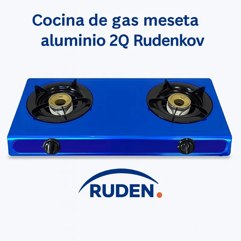 Cocina de gas aluminio 2Q Rudenkov