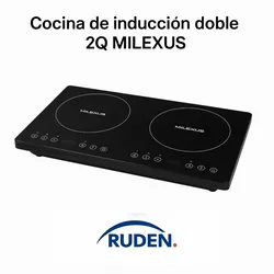 Cocina de inducción doble 2Q MILEXUS 