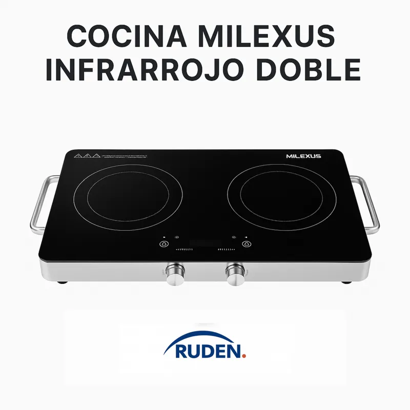 COCINA MILEXUS INFRARROJO DOBLE