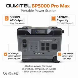 Estación de energía portátil 5000W