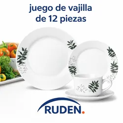 Juego de vajilla de 12 piezas