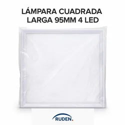 LAMPARA CUADRADA LARGA 95MM 4 LED