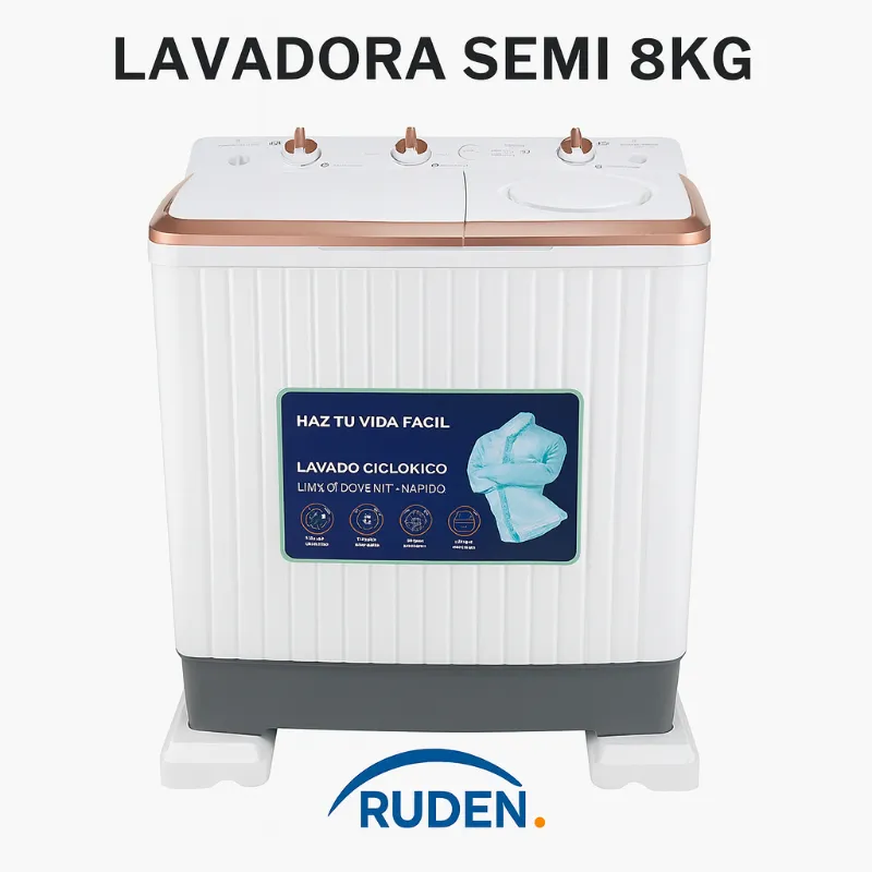 LAVADORA SEMI 8KG