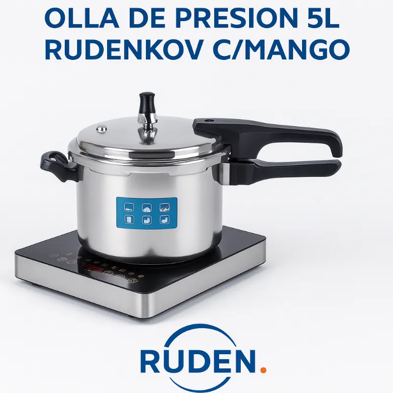 OLLA DE PRESION 5L RUDENKOV C/MANGO