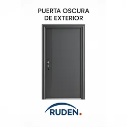 Puertas gris s/ mirilla