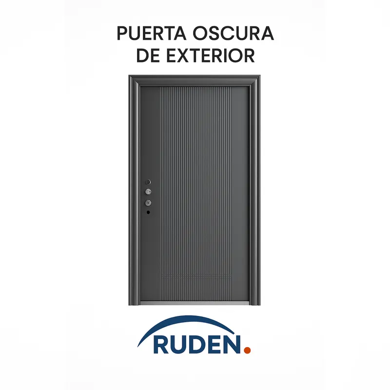 Puertas de exterior oscura 