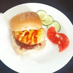 Hamburguesa a caballo