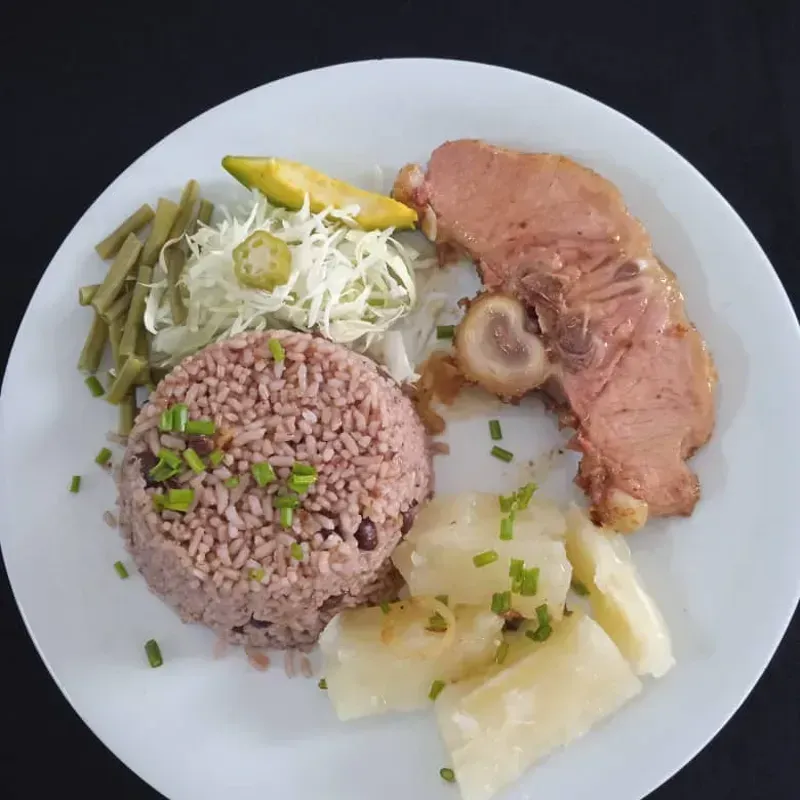 Lomo de cerdo con hueso