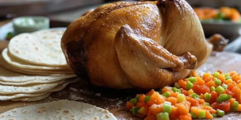Combo de POLLO ENTERO ASADO 