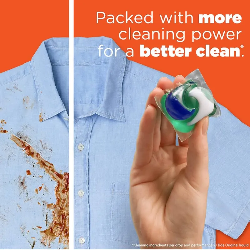 3-in-1 laundry solution: detergent, stain remover, color protector
