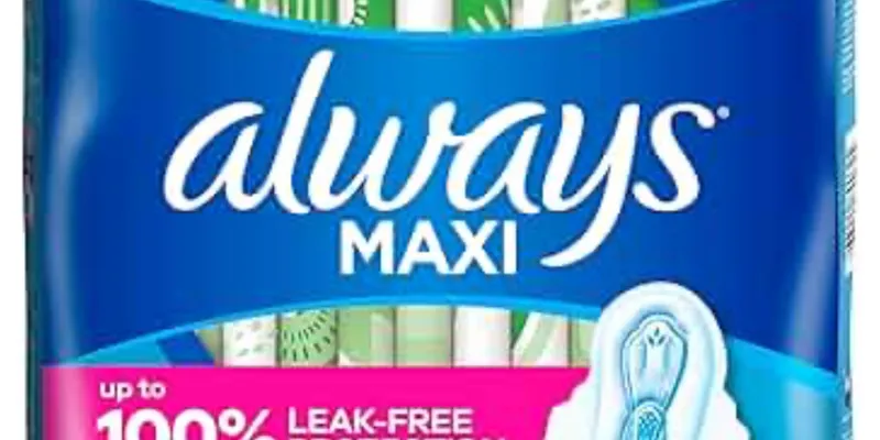 Always Maxi - Almohadillas femeninas con alas para mujer, talla 2, larga súper absorción, sin perfume,