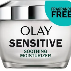 Olay Crema Hidratante Para Rostro Sensible Con Protector De Piel De Avena Coloidal - Sin Fragancia - 1,7 Oz 1,7 Onzas (Paquete De 1)