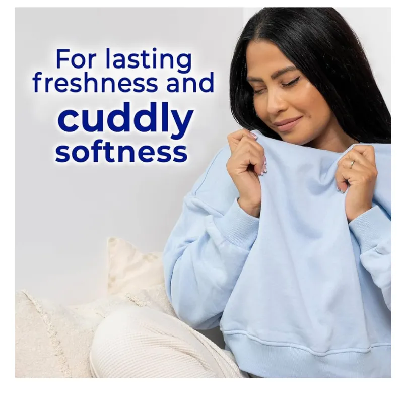 Snuggle Hojas de secadora suavizantes de tela, Blue Sparkle Cuddle-Up Fresh, 230 unidades, aroma fresco y limpio de larga duración, suaviza la tela, reduce la estática, combate las arrugas