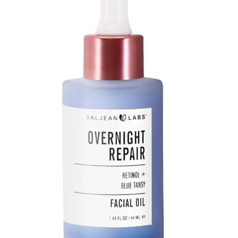 VALJEAN LABS Aceite facial Morning Glow, vitamina C y escualano, todo tipo de piel, hidratante e iluminador, 1.83 onzas líquidas