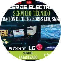 Taller de electrónica TV pantalla plana