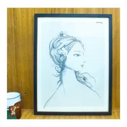 Muchacha de las rosas de arena No. 1