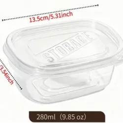 Envase  rectangular  9 oz 