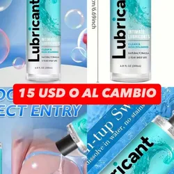 Lubricante a base de agua. 💧