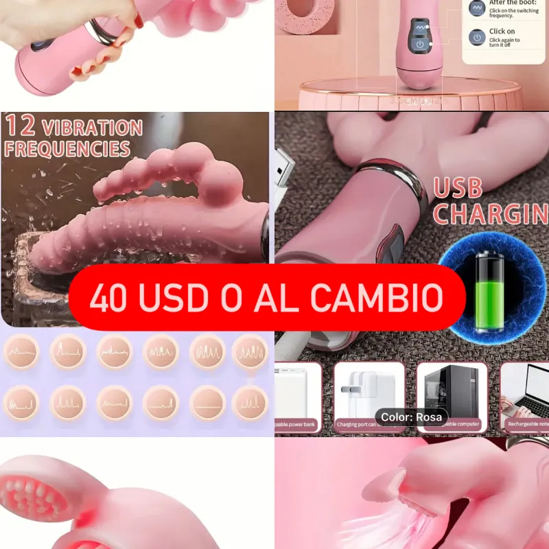Vibrador 3n1. 🌸