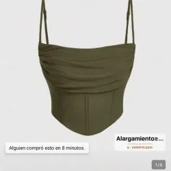 Cotsé de color verde oliva