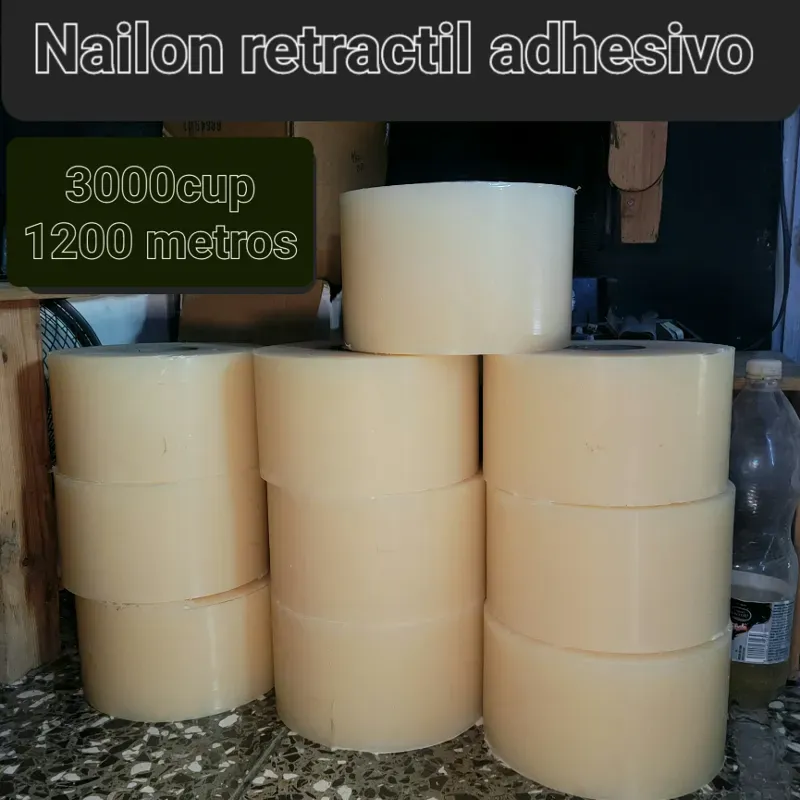 Nailon retractil adhesivo 3000cup