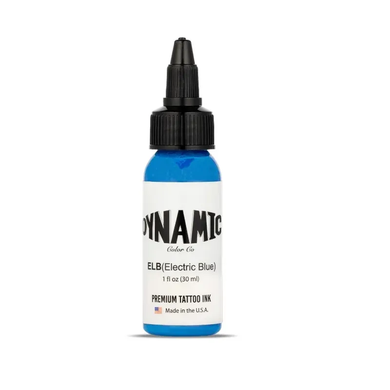 Tinta de tatuaje azul eléctrico - 1 oz. Botella