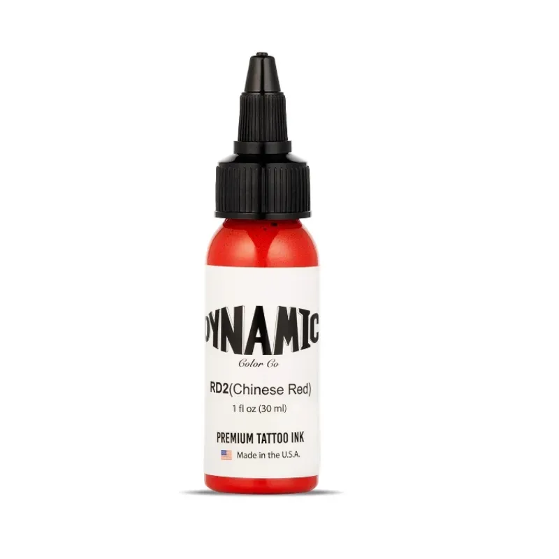 Tinta de tatuaje roja china - 1 oz. Botella