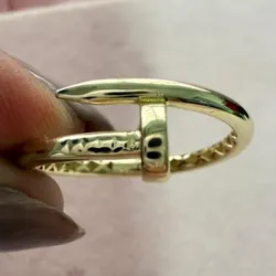 Anillo Cartier Clavo Oro 10k