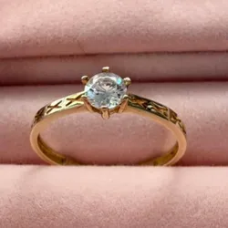 Anillo de Piedra Oro 10K Original