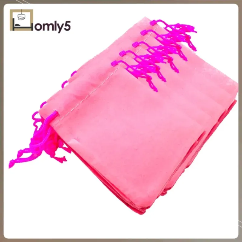 Bolsas de Terciopelo Rosa