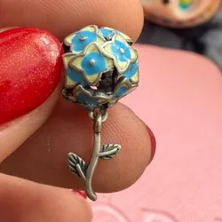 Charm 💐 Flor Azul y Amarilla