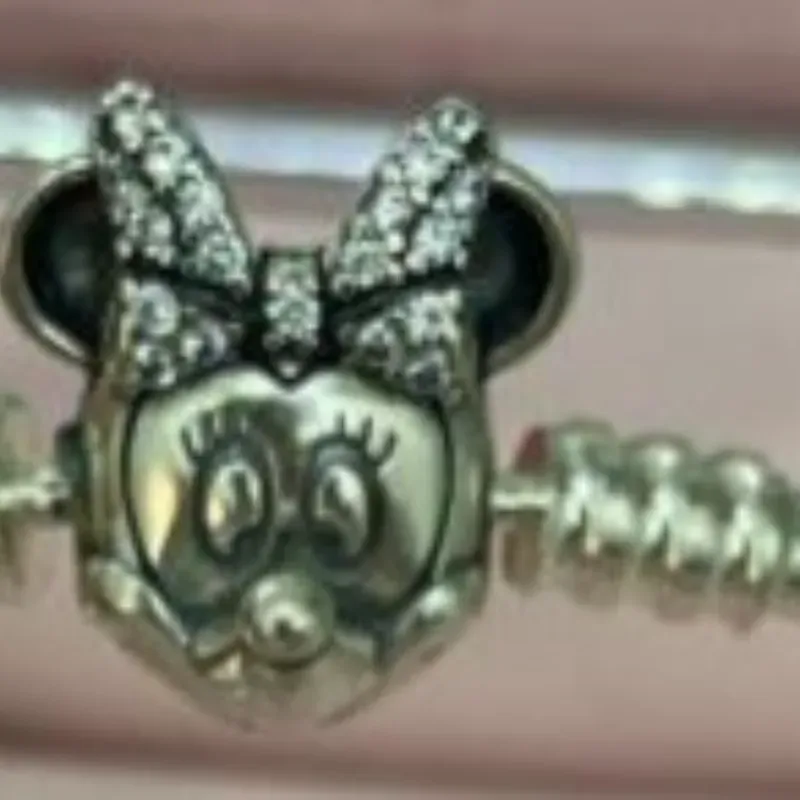 Pulsera Rígida Cierre Minnie Mause