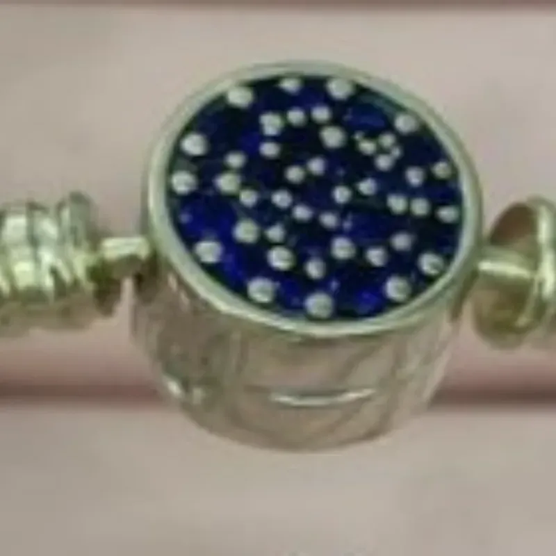 Pulsera Rígida Cierre Redondo Azul