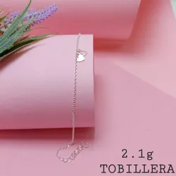 Tobillera de Corazon