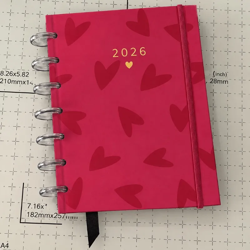 Agenda A6 Discos Laminada 200 Páginas