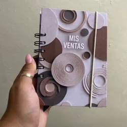 Agenda A6 Wire Sin Laminar 200 Páginas