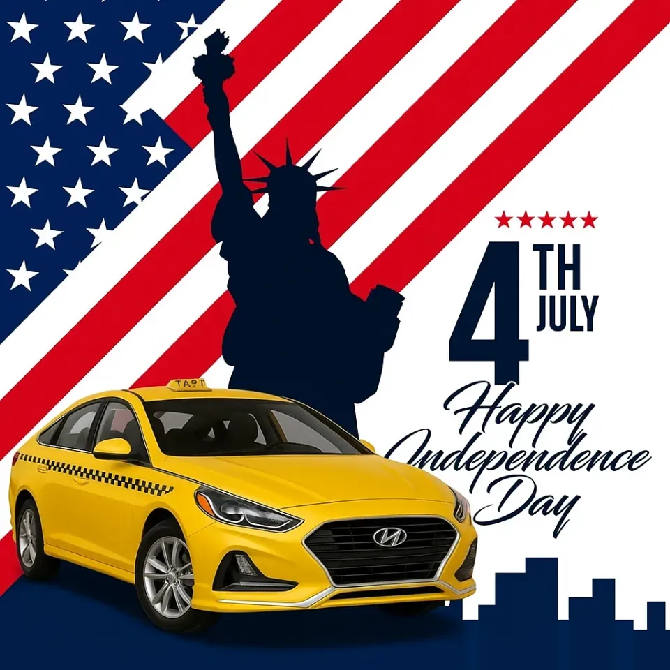 Celebrando el Dia de la Independencia de Estados Unidos con TAXIS D.A.R