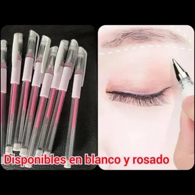 Bolígrafos Para visagismo blanco 