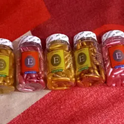 Capsulas de vitamina E facial 