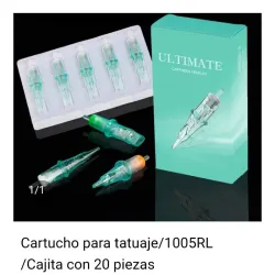 Cartucho para tatuajes/ 1005RL/ por caja trae 20 piezas