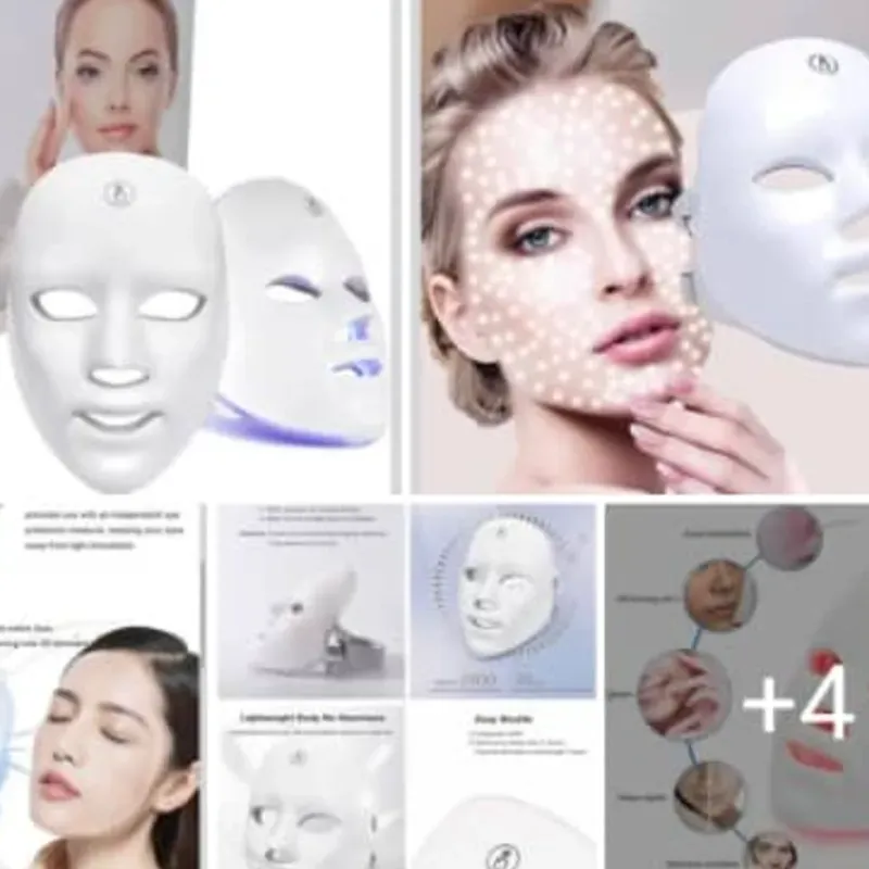 Máscara LED Facial Recargable