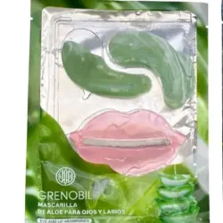 Mascarilla de aloe para ojos y labios